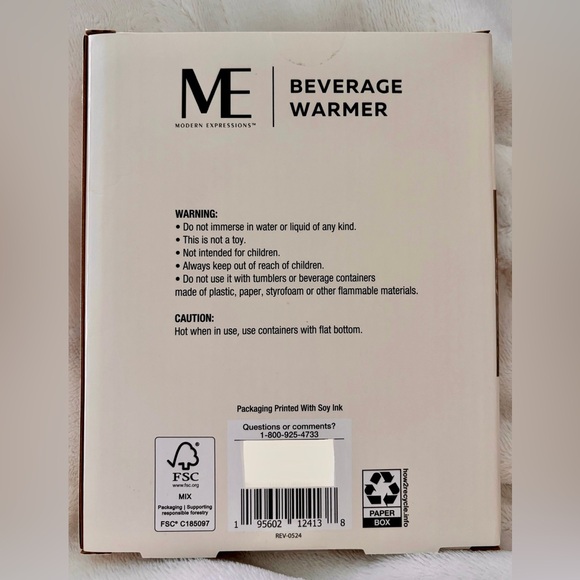 ME Beverage Warmer - white ☕️ with USB Cable - Picture 3 of 5